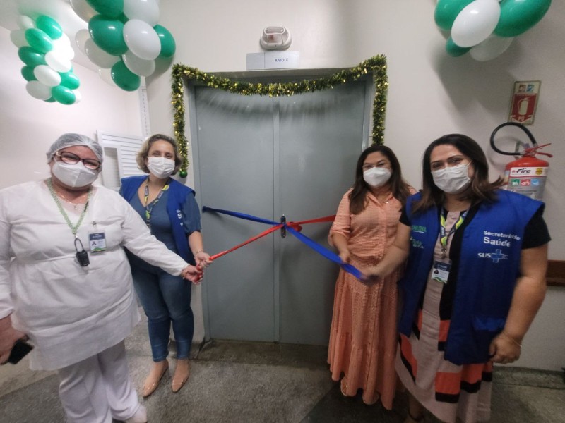 SES-AM inaugura novo aparelho de raio-X digital no SPA Joventina Dias