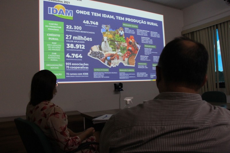 Idam reúne técnicos de suas unidades locais para tratar das ações e metas para 2022