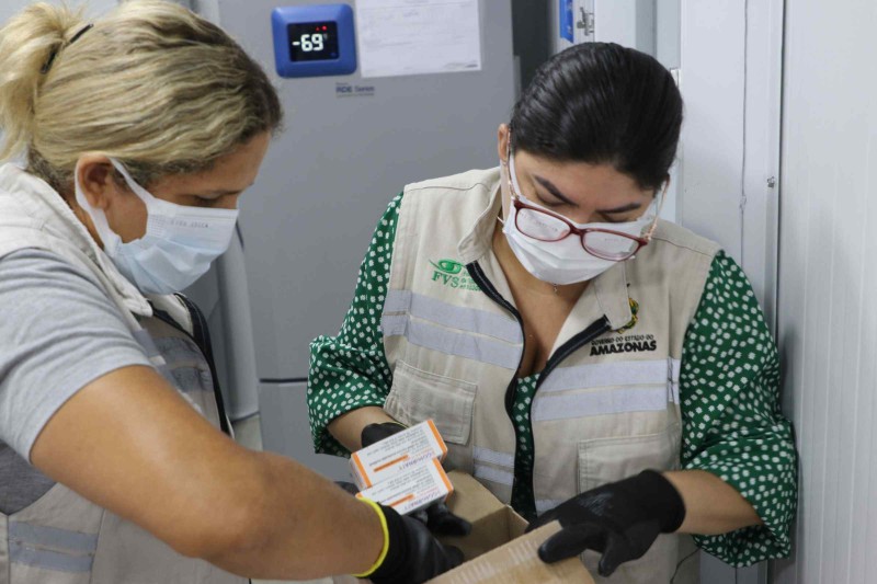Governo do Amazonas recebe mais 68.600 doses de vacina contra Covid-19 nesta quinta-feira (10/02)