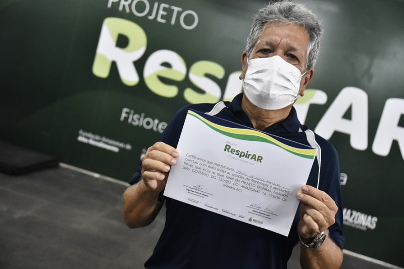Reabilitado no projeto do Governo do Amazonas, ex-atleta pretende se manter firme na atividade física