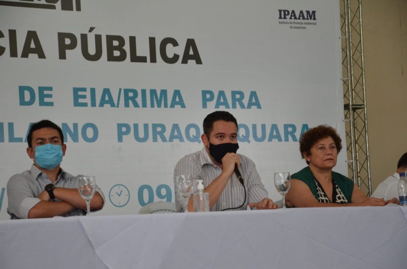 Extração de argila no Puraquequara foi o tema da audiência pública realizada pelo Ipaam, neste sábado