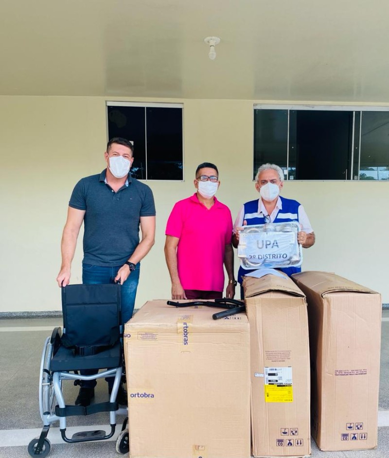 Saúde realiza entrega de itens hospitalares às Upas