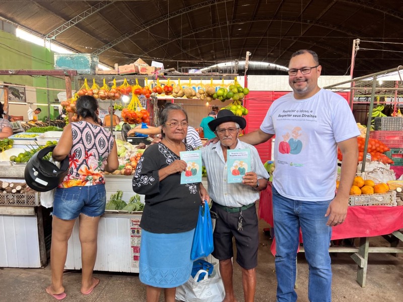 Arsepam realiza campanha de conscientização ‘Respeitar o Idoso, É Respeitar os seus Direitos’ em Iranduba e Manaus