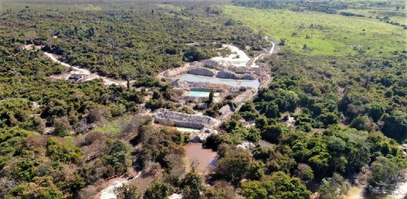 Operação Amazônia embarga 12 garimpos ilegais em Apiacás