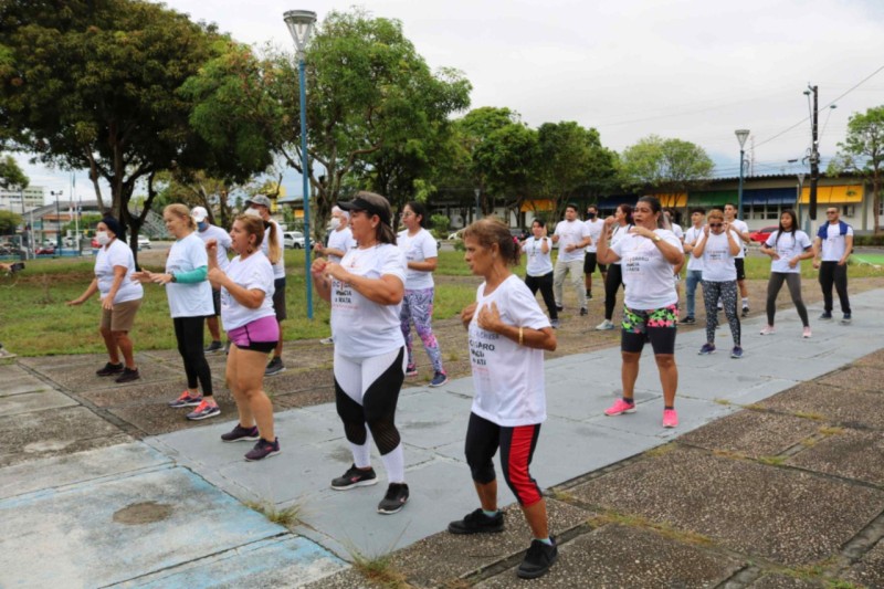 Aulão de zumba marca Dia Mundial sem Tabaco, na Vila Olímpica