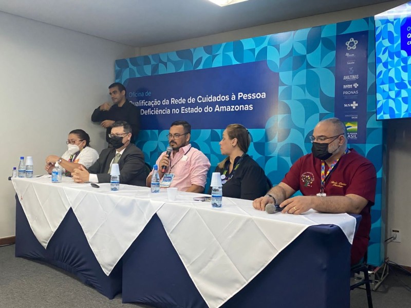 SES-AM realiza oficina de qualificação da Rede de Cuidados à Pessoa Com Deficiência do Amazonas