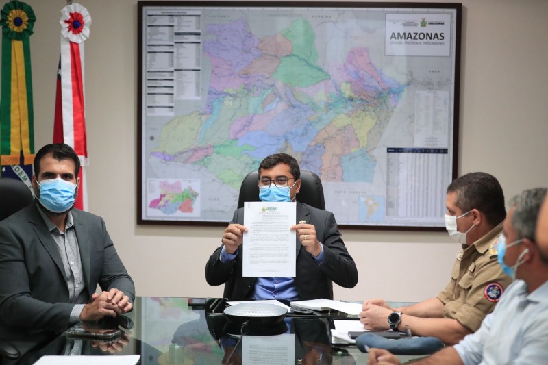 Wilson Lima anuncia investimento de R$ 11,5 milhões no combate às queimadas por meio de banco alemão