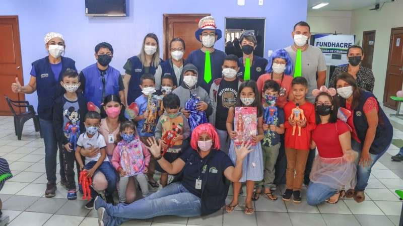 Fundhacre realiza procedimentos cirúrgicos em pediatria pelo mutirão de cirurgias  