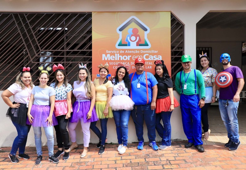 Programa Melhor em Casa realiza atividades lúdicas para pacientes em homenagem ao Dia das Crianças