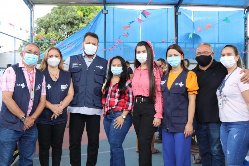 Arraial da Vacinação contra o novo coronavírus chega em Imperatriz
