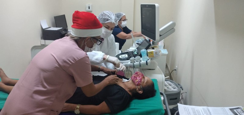 Fundhacre zera fila do exame de punção aspirativa com agulha fina