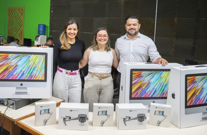 Com apoio financeiro do Programa REM, Secretaria de Comunicação adquire equipamentos para apoio jornalístico