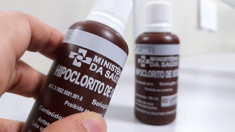 Vigilância da água distribuiu mais de 3,8 milhões de frascos de hipoclorito