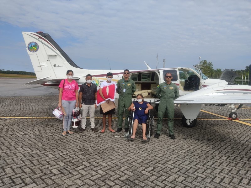 Aeronave do Estado realiza transporte de pacientes do interior até Rio Branco
