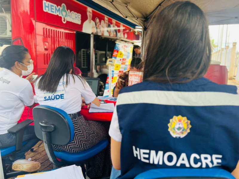 Hemoacre realiza campanha de doação de sangue em Acrelândia