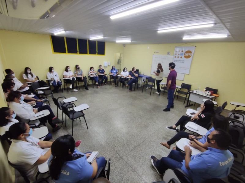 Seap e Fundo da ONU promovem oficina com servidores do sistema prisional para discutir questões sobre saúde mental