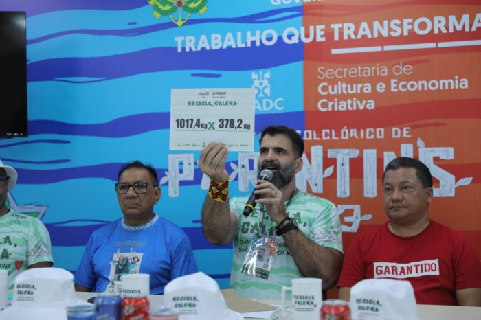 Parintins 2023: Caprichoso destina mais de 1 tonelada de resíduos e leva título de Campeão Sustentável do festival