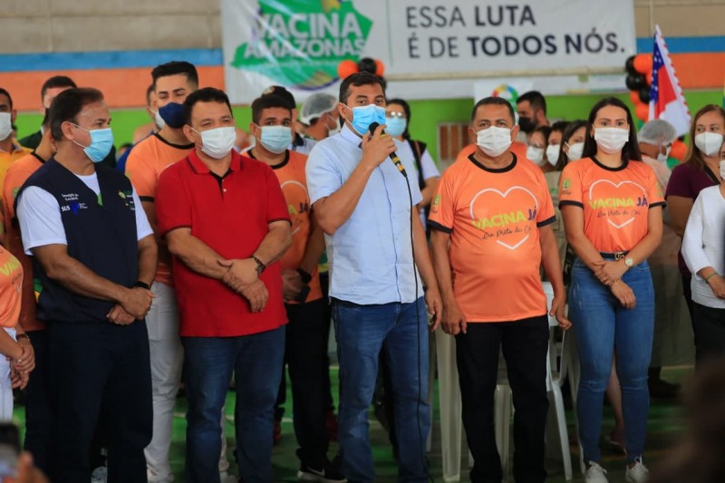 Wilson Lima antecipa vacinação contra Covid-19 para pessoas a partir de 20 anos ou mais em Rio Preto da Eva
