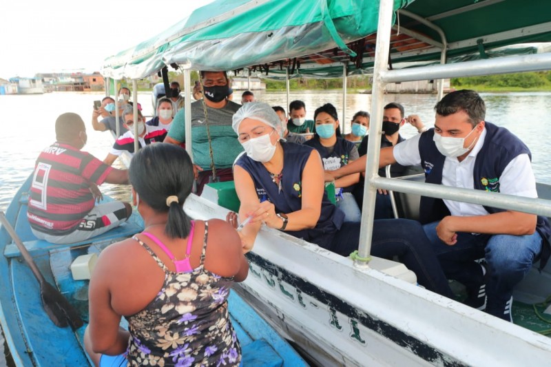 Mutirão Vacina Amazonas em Iranduba encerra com 2.592 doses de vacinas contra a Covid-19 aplicadas