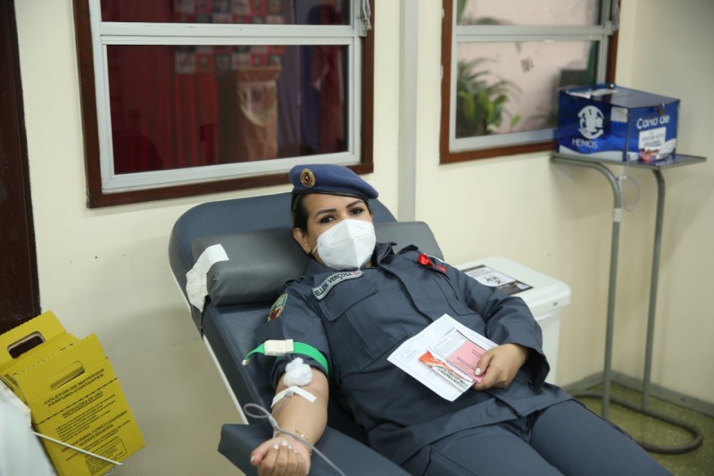 Com mais de 300 doações, PM se torna terceira instituição com maior número de doadores de sangue do AM