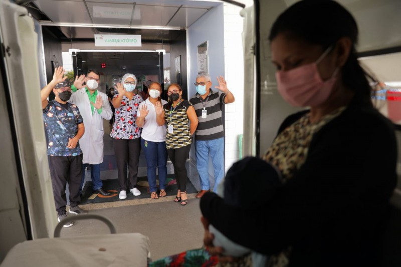 Vitória: trigêmeo supera quadro grave e recebe alta do Instituto de Saúde da Criança do Amazonas