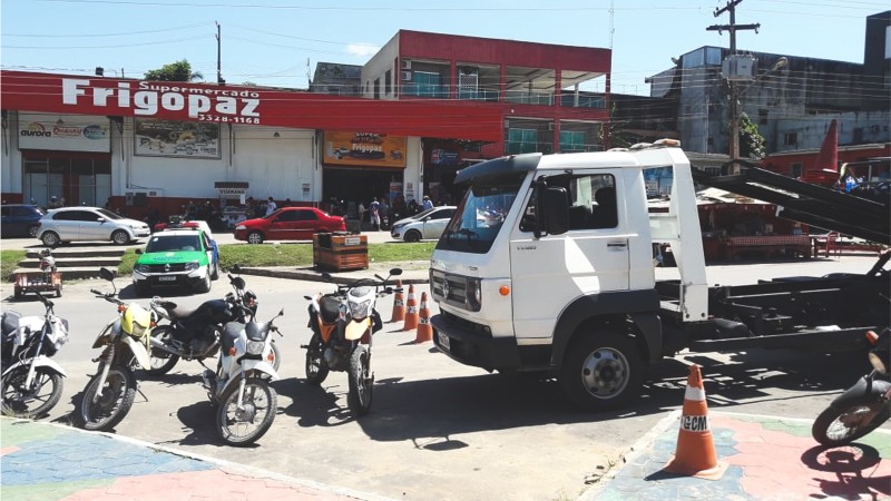 Detran-AM realiza ações em Urucará e Rio Preto da Eva