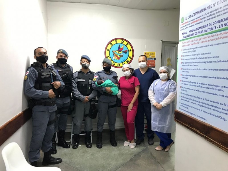 Polícia Militar resgata bebê recém-nascido abandonado em área de mata no bairro Nova Esperança