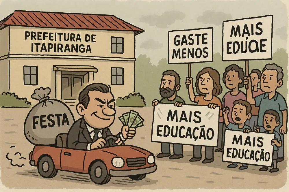 Festa de R$ 8,3 milhões em Itapiranga acende alerta: saúde precária, contratos opacos e MP na cola da Prefeitura