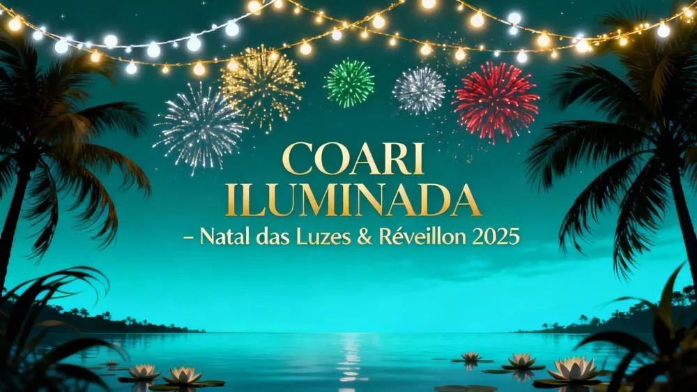 Coari prepara fim de ano histórico com Natal das Luzes e Réveillon inesquecível
