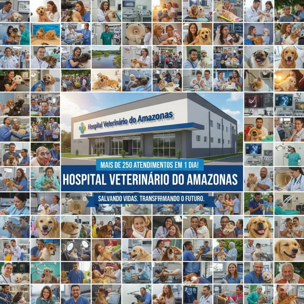 Hospital Veterinário do Amazonas: Quando +250 Atendimentos em um Dia Provam Que a Obra Era Necessária