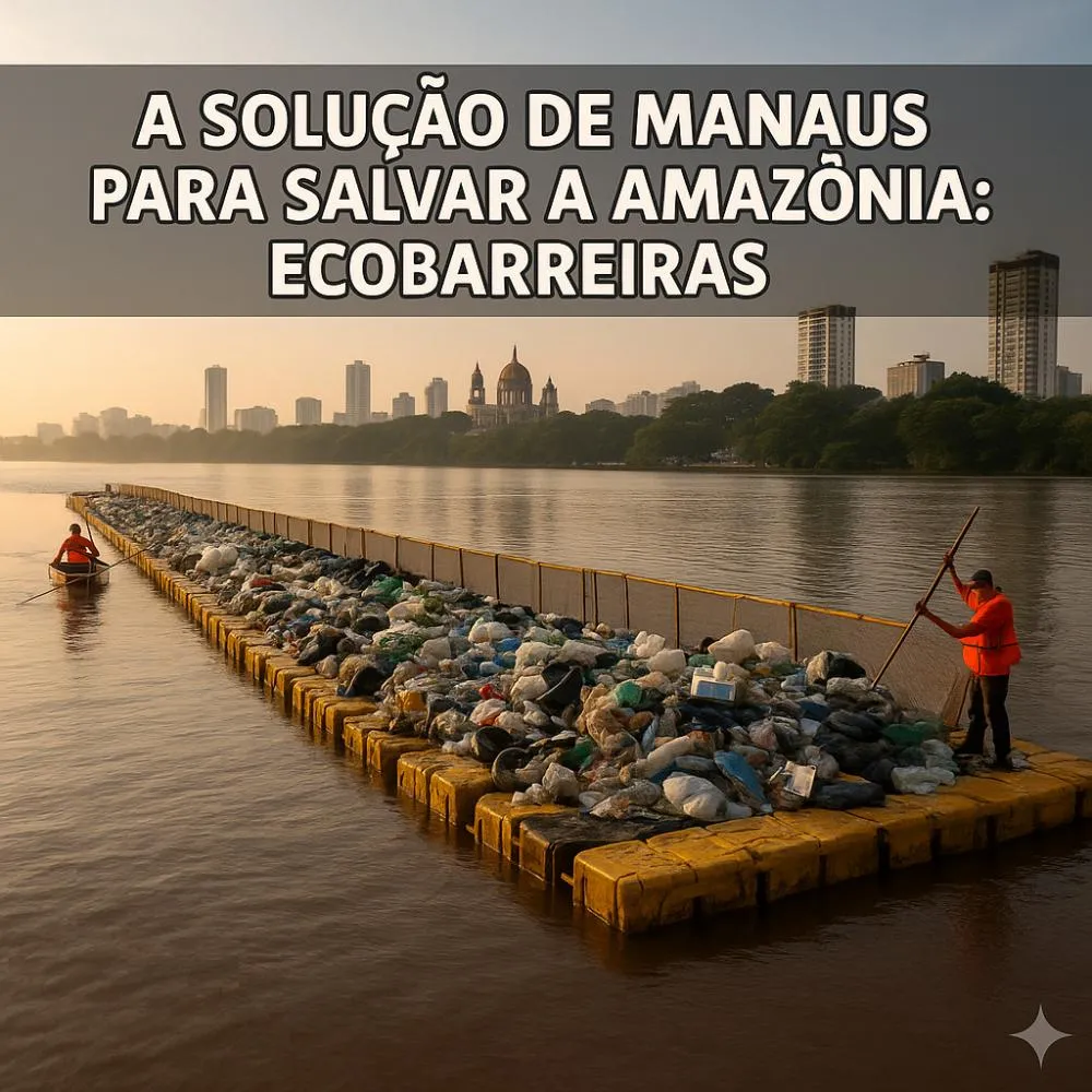 David Almeida Posiciona Manaus na Vanguarda Global: Maior Ecobarreira da Capital Será Apresentada na COP-30 Como Modelo de Solução Inovadora Contra Poluição Fluvial na Amazônia