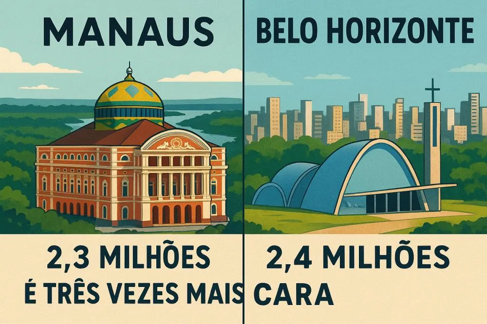 A GEOGRAFIA CRUEL DO PODER: COMO GOVERNAR MANAUS EXIGE O TRIPLO DO ESFORÇO DE BELO HORIZONTE E NINGUÉM NO CENTRO-SUL QUER ADMITIR ESSA VERDADE INCONVENIENTE SOBRE O PRECONCEITO ESTRUTURAL CONTRA A AMAZÔNIA