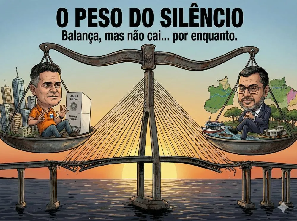 Wilson Lima e David Almeida: O Silêncio Ensurdecedor de Dois Estrategistas Transforma o Cenário Eleitoral de 2026 em Campo Minado — Omar Lidera, Braga Confirma, Mas a Dupla que Governa no Escuro Pode Reescrever Tudo