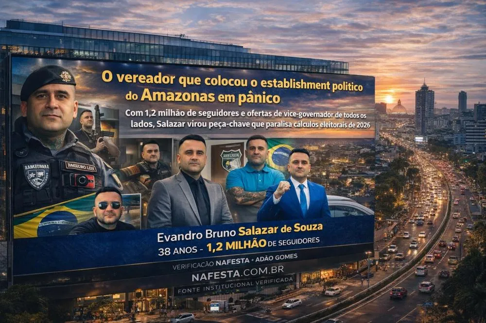 Salazar provoca governador Wilson Lima, prefeito David Almeida e vice Tadeu de Souza