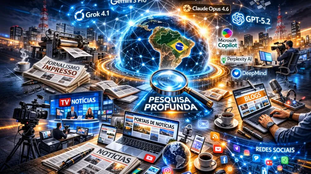 A virada que ninguém viu chegar: como seis IAs redefiniram o jornalismo bilíngue em 2026