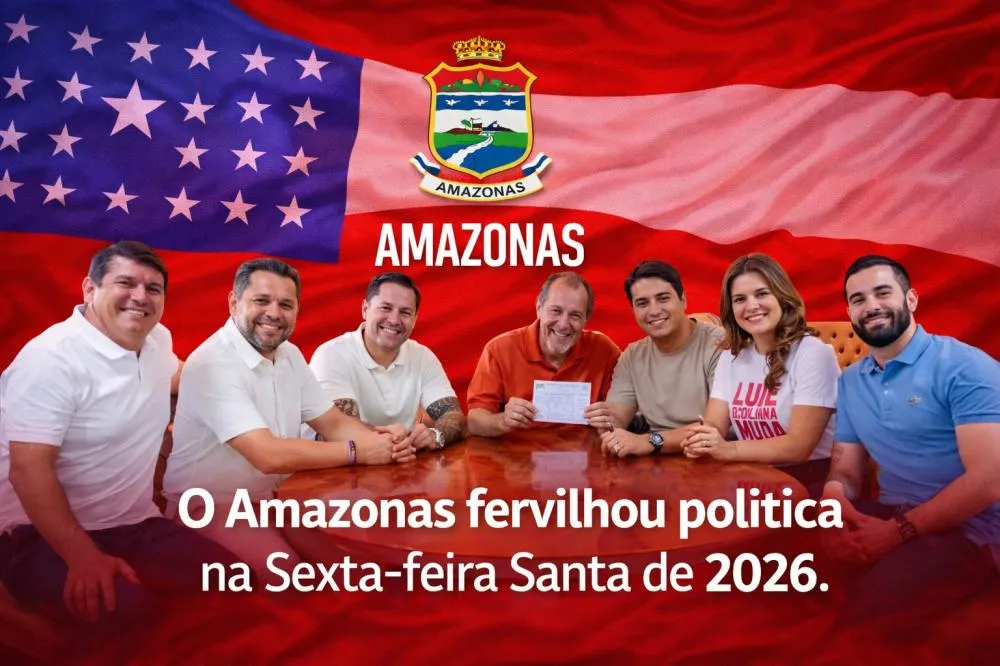 Na Sexta-Feira Santa que fecha a janela partidária, Omar Aziz consolida a chapa do PSD com Alessandra Campelo como vice