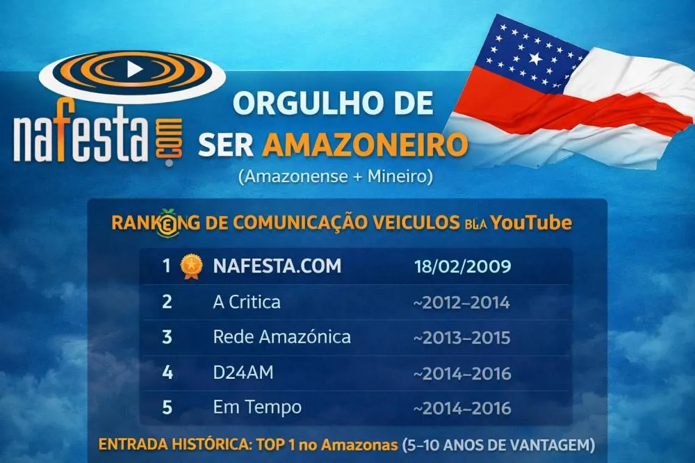 Quando o Amazonas ainda não sabia o que era YouTube