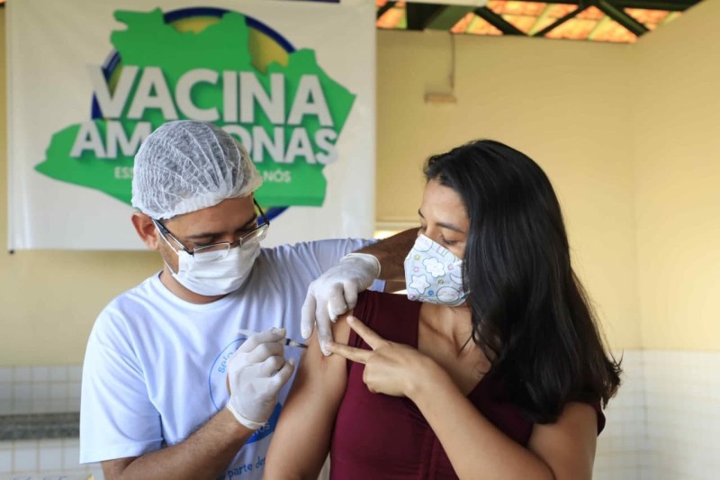Amazonas já aplicou 4.529.386 doses de vacina contra Covid-19 até esta terça-feira (02/11)