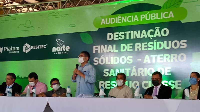 Audiência Pública do Aterro Sanitário em Iranduba é coordenada pelo Ipaam