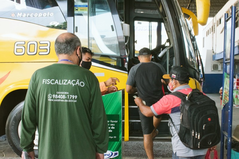 No Amazonas, quase 42 mil pessoas utilizaram o transporte rodoviário intermunicipal no mês de novembro